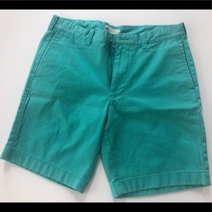 J. Crew Aqua Green Gramercy Flat Front Chinos